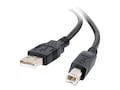 C2G USB 2.0 Type A to Type B M M Cable, Black, 2m, 28102, 6849486, Cables C2G USB 2.0 Type A to Type B M M Cable, Black, 2m, 28102, 6849486, Cables