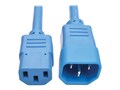 Tripp Lite Standard Computer Power Extension Cord, 10A, 18AWG IEC-320-C14 to IEC-320-C13, Blue, 3ft, P004-003-ABL, 32985772, Power Cords Tripp Lite Standard Computer Power Extension Cord, 10A, 18AWG IEC-320-C14 to IEC-320-C13, Blue, 3ft, P004-003-ABL, 32985772, Power Cords