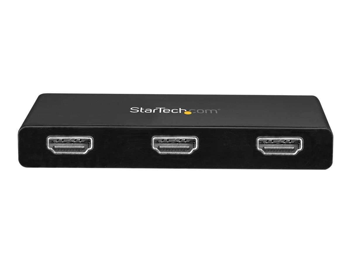 StarTech.com MST14CD123HD  StarTech.com Hub USB-C MST à 3 Ports -  Adaptateur Multi-Écrans USB C vers 3x HDMI pour PC Portable - Splitter  Triple HDMI Jusqu'à 4K 60Hz avec DP 1.4 Alt