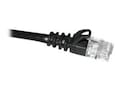 CP Technologies ClearLinks Cat5e 350MHz Molded Patch Cable, Black, 14ft, C5E-BK-14-M, 13197463, Cables