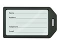 Brady BLACK, RIGID LUGGAGE TAG CARD, 1840-6201                     , 42076919, Office Supplies