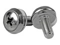 StarTech.com M5 Mounting Screws for Server Rack Cabinet (50-pack), CABSCREWS, 442419, Tools & Hardware