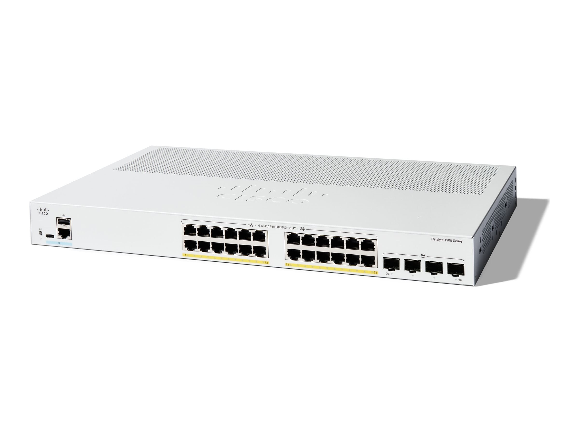 Cisco CATALYST 1200 24-PORT GE, POE, (C1200-24P-4G)