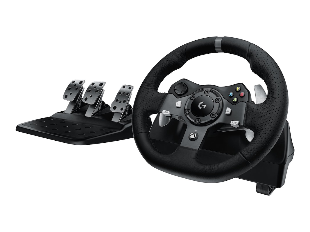 For tidlig Lige Undertrykke Logitech G920 Driving Wheel for Xbox One and PC (941-000121)