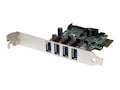 StarTech.com 4 Port PCI Express SuperSpeed USB 3.0 Card with UASP - SATA Power, PEXUSB3S4V, 14820296, Controller Cards & I/O Boards