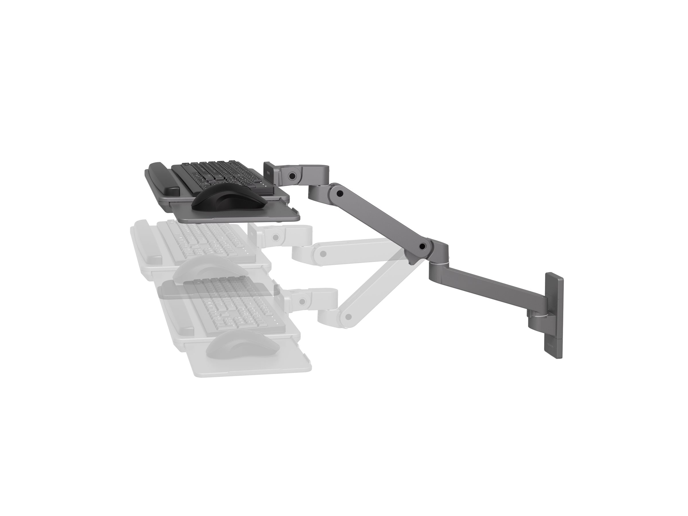 Buy Ergotron LX Pro Wall Keyboard Arm - Dark Gray at Connection