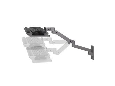 Ergotron LX Pro Wall Keyboard Arm - Dark Gray, 45-685-293, 41881012, Mounting Hardware - Miscellaneous