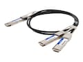 AddOn Arista Compatible 200GBase-CU QSFP-DD 200G to 2xQSFP28 100G Passive Twinax Direct Attach Cable, 2m, CAB-D-2Q-200G-2M-AO, 41254032, Cables AddOn Arista Compatible 200GBase-CU QSFP-DD 200G to 2xQSFP28 100G Passive Twinax Direct Attach Cable, 2m, CAB-D-2Q-200G-2M-AO, 41254032, Cables