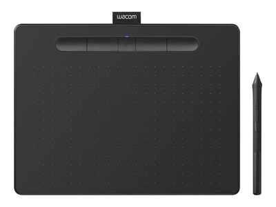 Wacom Intuos Pen Tablet Medium, Black with Bluetooth, CTL6100WLK0, 35064098, Graphics Tablets