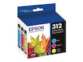 Epson T312 Claria Photo HD Color Ink Cartridges (3-Pack), T312923-S, 34547531, Ink Cartridges & Ink Refill Kits - OEM