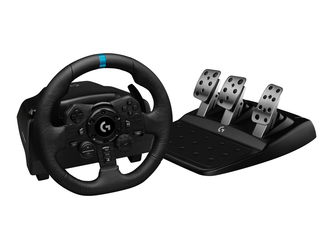 Volante Logitech G29 Driving Force e Pedais com Force Feedback para PS5, PS4,  PS3 e PC em 2023