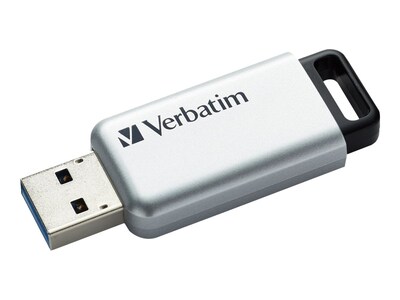 Verbatim 64GB Store n Go Pro USB 3.0 Flash Drive, Silver, 98666, 19696175, Flash Drives
