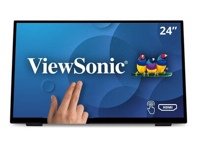ViewSonic 23.8 TD2465 Full HD LED-LCD Touchscreen Monitor, TD2465, 41534829, Monitors - Touchscreen