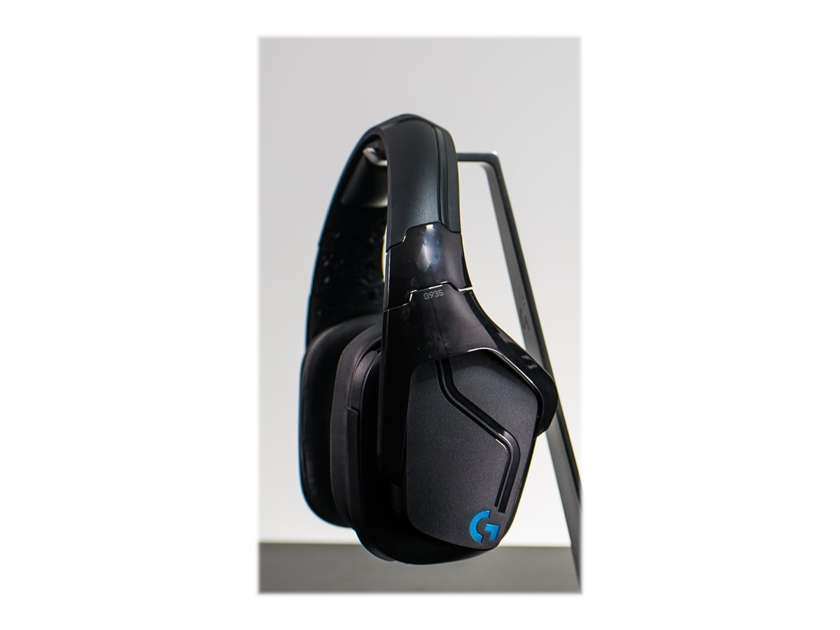Logitech G935 Wireless Gaming Headset for PC Black/Blue 981-000742 - Best  Buy