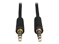 Tripp Lite 3.5mm M M Mini Stereo Audio Cable, Black, 1ft for Microphones, Speakers and Headphones, P312-001, 17588761, Cables Tripp Lite 3.5mm M M Mini Stereo Audio Cable, Black, 1ft for Microphones, Speakers and Headphones, P312-001, 17588761, Cables