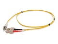 AddOn LC (Male) to SC (Male) OM4 Duplex Fiber OFNP (Plenum-Rated) Patch Cable, Yellow, 1m, ADD-SC-LC-1M5OM4P-YW, 37731501, Cables AddOn LC (Male) to SC (Male) OM4 Duplex Fiber OFNP (Plenum-Rated) Patch Cable, Yellow, 1m, ADD-SC-LC-1M5OM4P-YW, 37731501, Cables