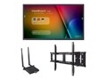 ViewSonic 98 IFP9850 ViewBoard 4K LED Touchscreen Display Bundle w  Wireless AC Adapter, Wall Mount, IFP9850-E1, 41142347, Monitors - Large Format - Touchscreen