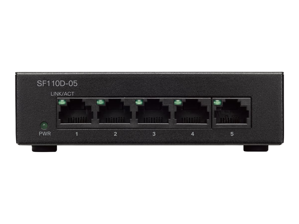 Cisco SF110D05 5-Port 10 100 RJ-45 Desktop Switch (NA)