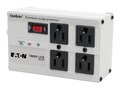 Tripp Lite Isobar 4-Outlet Surge Protector, 6 ft. Cord with Right-Angle Plug, 3330 Joules, Diagnostic LEDs, ISOBAR4ULTRA, 148367, Surge Suppressors