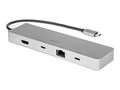 Rocstor USB-C 6-in-1 Multiport Dock with 100W Power Delivery, Y10A322-S1                    , 41896975, Docking Stations & Port Replicators