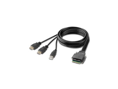 Belkin Modular HDMI Dual Head Host Cable, 6ft, F1DN2MOD-HC-H06, 41205263, Cables