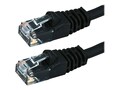 Monoprice CAT6 24AWG 550MHz UTP Bare Copper Snagless Ethernet Patch Cable, Black, 6, 7498                          , 41898207, Cables