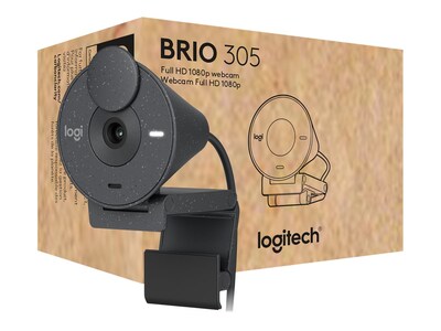 Logitech Brio 305 Webcam - Graphite, 960-001414, 41589604, WebCams & Accessories