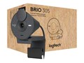 Logitech Brio 305 Webcam - Graphite, 960-001414, 41589604, WebCams & Accessories