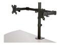 StarTech.com Articulating Dual Monitor Arm Mount with Desk Clamp Grommet for Displays up to 32, ARMDUAL2, 37837752, Stands & Mounts - Desktop Monitors