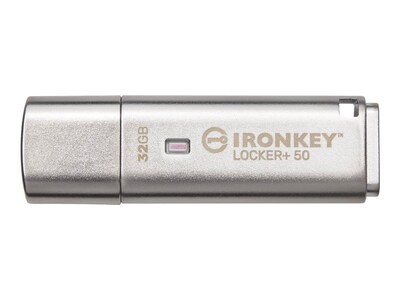 Kingston 32GB IronKey Locker+ 50 USB Type-A Flash Drive , IKLP50/32GB, 41498678, Flash Drives Kingston 32GB IronKey Locker+ 50 USB Type-A Flash Drive , IKLP50/32GB, 41498678, Flash Drives
