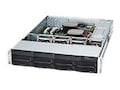 Supermicro Chassis, 2U RM, EATX, 8x3.5 SAS SATA HS, 7xSlots, 600W PS, Black, CSE-825TQ-600LPB, 13822177, Servers