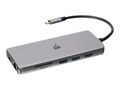 IOGEAR USB-C Triple HD Compact Dock w  PD 3.0, GUD3C4K3P, 41320589, USB & Firewire Hubs
