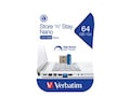 Verbatim 64GB Store 'n' Stay Nano USB 3.0 Flash Drive - Blue, 98711, 41129363, Flash Drives