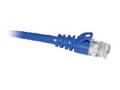 CP Technologies ClearLinks Cat5e 350MHz Molded Snagless Patch Cable, Blue, 14ft, C5E-BL-14-M, 13369561, Cables