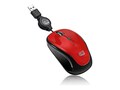 Adesso iMouse S8 USB Illuminated Retractable Optical Mini Mouse, Red, IMOUSE S8R, 35125444, Mice & Cursor Control Devices