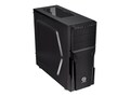 Thermaltake Chasssis Versa H21 Mid Tower ATX Micro ATX 3x3.5 Bays 3x5.25 Bays 7xSlots No PSU, Black, CA-1B2-00M1NN-00, 16976420, Cases - Systems/Servers