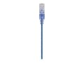 Monoprice 10-Pack_ SlimRun Cat6A Ethernet Network Patch Cable_ 7ft Blue, 15162, 41265595, Cables