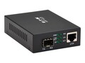 Tripp Lite 10Gb SFP+ to RJ45 Ethernet 80km 850nm and 1310nm Compatible Media Converter , N786-001-SFP                  , 42037936, Network Transceivers