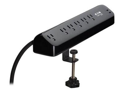 Eaton 6-OUT SURGE 2 USB-C 900J CLAMP, TLP610U30CLAMPB               , 42003153, Surge Suppressors