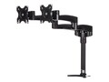 StarTech.com Articulating Dual Monitor Arm and Grommet Desk Mount with Cable Management & Height Adjust, ARMDUAL, 17811539, Stands & Mounts - Desktop Monitors