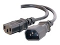 C2G 18AWG IEC320C14 to IEC320C13 Computer Power Cord Extension Cable, 6ft, 03141, 225320, Power Cords C2G 18AWG IEC320C14 to IEC320C13 Computer Power Cord Extension Cable, 6ft, 03141, 225320, Power Cords