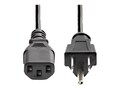 StarTech.com NEMA 5-15P to C13 18AWG Computer TV PC Power Cable, 3ft, PXT101_3, 8813639, Power Cords