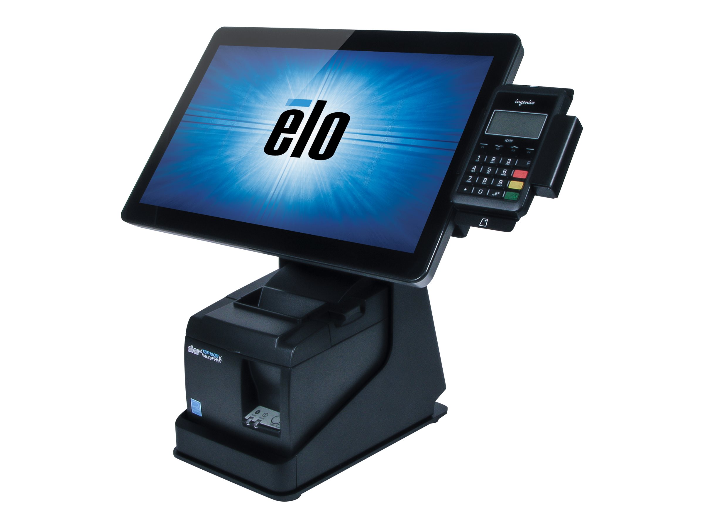 Elo Touch Solutions Wallaby POS Stand - Black (E949536)