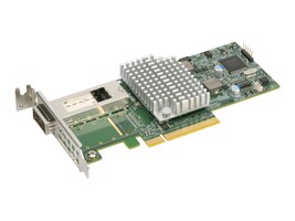 Supermicro AOC-S40G-I1Q-O Main Image from Left-angle