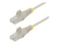 StarTech.com CAT6 28AWG PoE UTP LSZH Slim Snagless Ethernet Cable, Gray, 6ft, N6PAT6GRS, 35236030, Cables