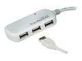 Aten 4Port USB 2.0 Extender Hub Wit , UE2120H, 41050729, USB & Firewire Hubs