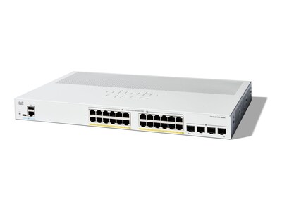 Cisco Cat 1300 24-port GE PoE 4x1G, C1300-24P-4G, 41689809, Network Switches