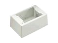 Panduit Single Gang Power Rated 2-piece Deep Outlet Box, JBP1DIW, 10950632, Premise Wiring Equipment