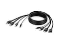 Belkin 4K HDMI Video USB Audio KVM Combo Cable, Black, 10ft, TAA (Bag & Label), F1DN2CCBL-HH10T, 37633725, Cables Belkin 4K HDMI Video USB Audio KVM Combo Cable, Black, 10ft, TAA (Bag & Label), F1DN2CCBL-HH10T, 37633725, Cables