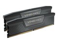 Corsair VENGEANCE 64GB PC5-41600 288-pin DDR5 SDRAM DIMM Kit, CMK64GX5M2B5200C40, 41456817, Memory
